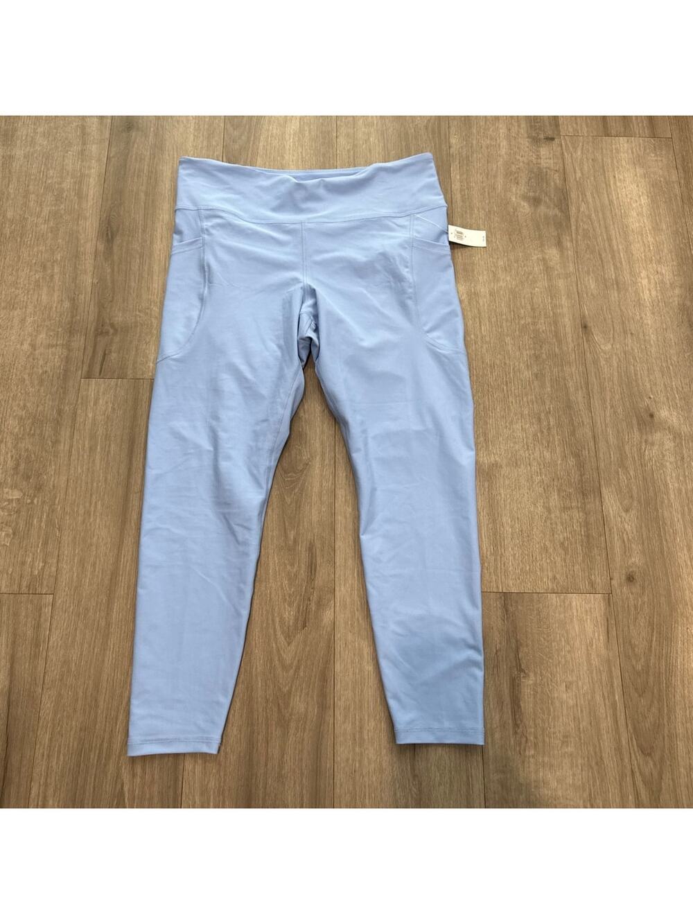 Old Navy High-Rise Powersoft 7/8 Ankle Leggings Light Blue Women's Size XL